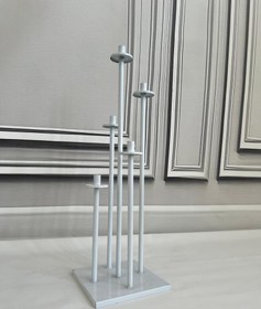 تصویر شمعدان۵ شاخه فلزی 