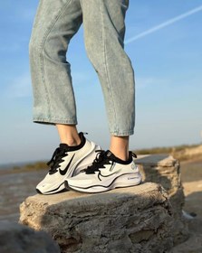 تصویر کتونی پیاده روی اسپرت مردانه مدل نایک زوم ایکس - سفید مشکی / 4 ZOOM X NIKE