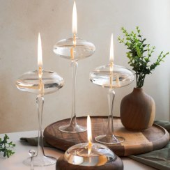 تصویر شمع پیرکسی مدل عدسی پایه دار قطر 10 