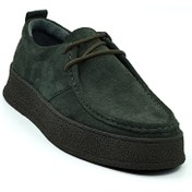 تصویر کفش چرم مردانه لوفر کادیلاک رنگ قهوه‌ای سوخته سایز ۴۴ 