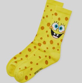 تصویر خرید اینترنتی جوراب رسمی و روزمره مردانه رنگارنگ برند pull bear 08892561 ا Spongebob Squarepants Çorap Spongebob Squarepants Çorap