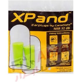 تصویر گوشی صداگیر اسفنجی کاناسیف مدل ایکس پاند XPAND Airplug Canasafe Model Xpand