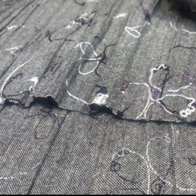 تصویر توییت گلدوزی طوسی 