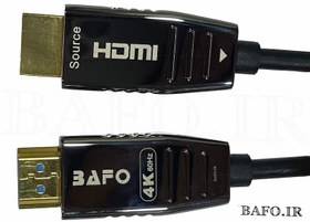 تصویر کابل HDMI 70M Ver2.0 4K 60Hz |کابل HDMI 2.0 Real 4K Active Optical Cable | کابل HDMI AOC 70M BAFO | کابل اچ دی ام آی 70 متر اپتیکال بافو 