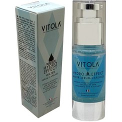 تصویر سرم کپسولی آبرسان پوست مدل Hydro Effect حجم 30میل ویتولا Vitola Hydro Effect Water Serum Capsules 30ml