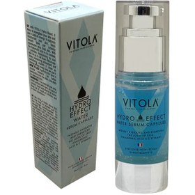 تصویر سرم آبرسان کپسولی هیدرو افکت ویتولا 30 میل Vitola hydro effect capsule hydrating serum 30 ml