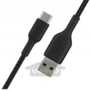 تصویر کابل بلکین مدل Belkin USB-A TO USB-C Cable (Nylon) 2M-black 