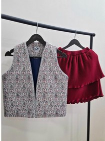 تصویر دامن پلیسه 