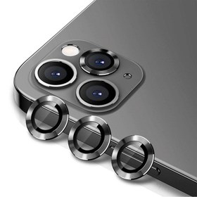 تصویر محافظ لنز دوربین آیفون برند گرین مدل IRON CAMERA LENS مناسب گوشی موبایل اپل iPhone 12 Pro Max 