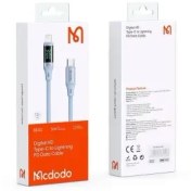 تصویر کابل شارژ مک دودو USB-C به LIGHTNING مدل CA-1932 MCDODO Digital HD Type-C to Lightning Fast Charging PD Data Cable | CA-1932