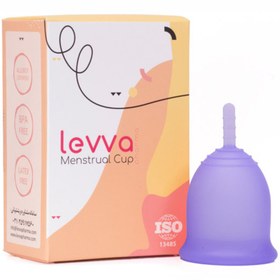 تصویر کاپ قاعدگی سایز ا Levva Pharma Menstrual Cup medium size purple 20ML Levva Pharma Menstrual Cup medium size purple 20ML