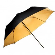 تصویر چتر عکاسی داخل طلایی 100 سانتی متر 