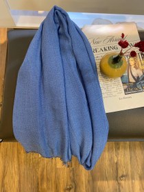 تصویر شال دورریش - آبی 