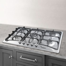 تصویر اجاق گاز رومیزی میلان مدل S1 Milan Hob Gas Stove S1 Model