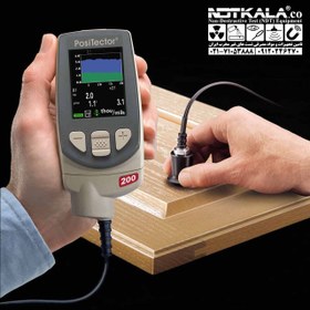 تصویر ضخامت سنج رنگ چوب پلاستیک دفلسکو Defelsko 200 B/Std Coating Thickness Gauge Defelsko Positector 200 B/Std