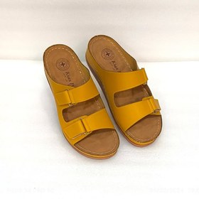 تصویر صندل طبی زنانه مشکی و صورتی سایز ۳۷ تا ۴۰ 