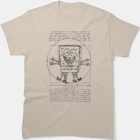 تصویر تیشرت باب اسفنجی Da Vinci Bob Spongebob Da Vinci Bob t-shirt