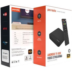 تصویر اندروید باکس پرودو Porodo Android TV Box Video Streaming Unlimited Streaming 