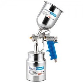 تصویر پیستوله دو کاسه نووا مدل NTS-2618 Nova Air Spray Gun 2in 1000ml and 600ml 1.8mm NTS-2618