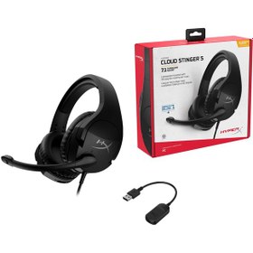 تصویر هدست گیمینگ هایپر ایکس Cloud Stinger S HyperX Cloud Stinger S 7.1 Wired Gaming Headset