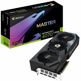 تصویر کارت گرافیک گیگابایت مدل GIGABYTE RTX 4070 TI SUPER AORUS MASTER OC 16GB 