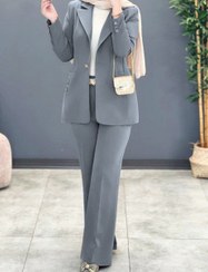 تصویر کت وشلوار دیلان - کالباسی / فری سایز تا ۴۴ 