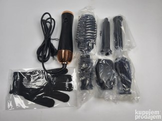تصویر برس سشوار حرارتی ۵ کاره _استایلر مو_ ست آرایش مو_ سشوار حالت دهنده مو ۶ کاره 