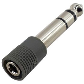 تصویر تبدیل سوکت ۳.۵ به ۶.۳ میلیمتر استریو 