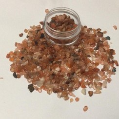 تصویر سنگ ریز تزیینی دلربا قهوه ای سفید 