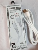 تصویر کابل سوپر فست شارژ T-002 | کابل تایپ سی به USB سیلیکونی از فروشگاه جانبی21 