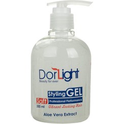 تصویر ژل مو پمپي درلايت - انواع مختلف 300 ميل - Dorlight 
