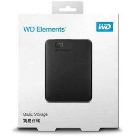 تصویر هارد اکسترنال 640 گیگابایت وسترن مدل المنت WD elements 640GB استوک با 100 درصد سلامت 