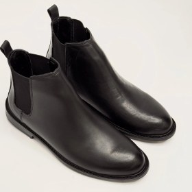 تصویر بوت چرم مردانه 