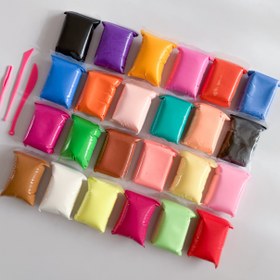 تصویر خمیر کلی 24رنگ 