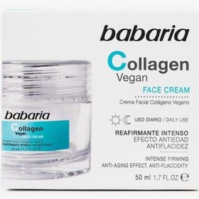 تصویر کرم صورت کلاژن گیاهی باباریا 50 میل|Babaria vegan collagen face cream 