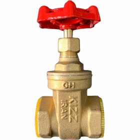 تصویر شیرفلکه کشویی 1/2 اینچ PN16 برنجی سامین GATE VALVE 1/2" PN16 BRASS SAMIN