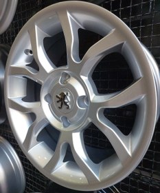 تصویر رینگ فابریک سایز۱۵ (۱۰۸×۴) نقره‌ای دنا پلاس Original wheel size 15"(4×108) Silver DENA+