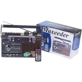 تصویر رادیو کاست خور و اسپیکر مکسیدر مدل MX_RA2114CT Maxeeder radio model MX_RA2114CT