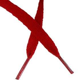 تصویر بند کتونی رنگ قرمز 