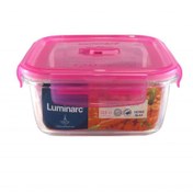 تصویر ظرف نگهدارنده شیشه ای مربع – لومینارک 