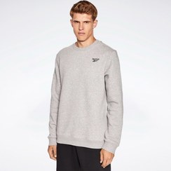 تصویر سوئیشرت مردانه ریباک مدل Reebok Sweatshirt Identity HS7117 Grau Regular Fit 