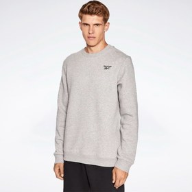 تصویر سوئیشرت مردانه ریباک مدل Reebok Sweatshirt Identity HS7117 Grau Regular Fit 