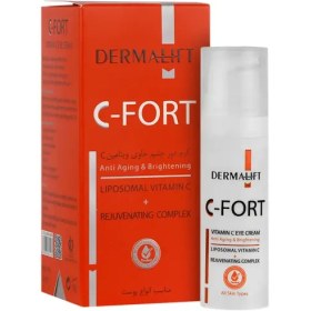 تصویر کرم دور چشم سی فورت حاوی ویتامین ث درمالیفت 15 میلی لیتر C-Fort Eye Cream Vitamin C Dermalift 15 ml