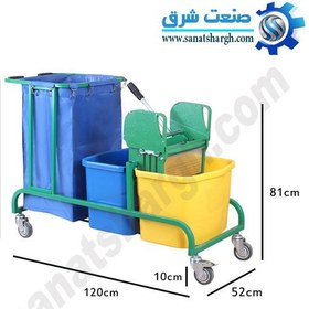 تصویر ترولی نظافتی مدل 2150 