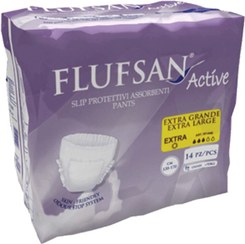 تصویر پوشينه شورتی بزرگسالان فلوفسان مدل اکسترا خيلي بزرگ 14عددی 