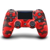 تصویر دسته بازی سونی استتار قرمز PS4 Dualshock 4 Sony PS4 Dualshock 4 Red Camouflage