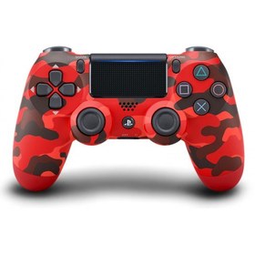 تصویر دسته بازی سونی استتار قرمز PS4 Dualshock 4 ا Sony PS4 Dualshock 4 Red Camouflage Sony PS4 Dualshock 4 Red Camouflage