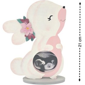 تصویر استند عکس سونوگرافی نوزاد طرح خرگوش 