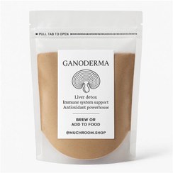 تصویر پودر قارچ گانودرما 
