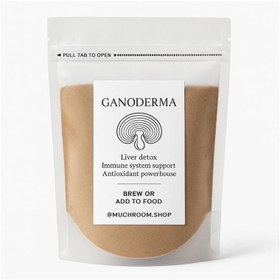 تصویر پودر قارچ گانودرما 